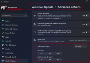 How to configure and use Active Hours in Windows 11/10