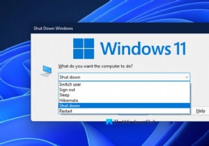 Keyboard shortcuts to Shut down or Lock Windows 11/10 computer