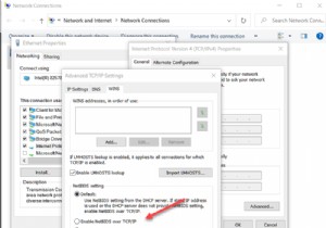 How to enable or disable NetBIOS over TCP/IP on Windows 11/10