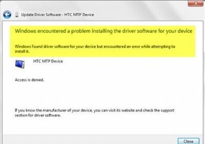 Windows encountered a problem installing the Driver software for your Device