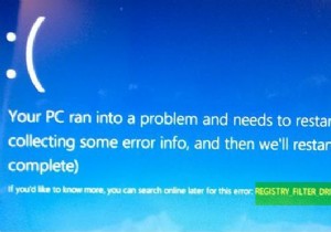 Fix REGISTRY FILTER DRIVER EXCEPTION (WdFilter.sys) Blue Screen error in Windows 10
