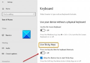 How to turn ON or Off Secondary Shift Characters Lock in Windows 11/10