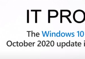 What’s new for IT pros in Windows 10, version 20H2