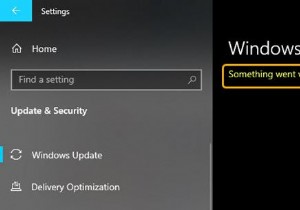 Fix Something went wrong, Try to reopen Settings later error on Windows 10