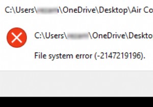 Fix File System Error 2147219196 on Windows 11/10