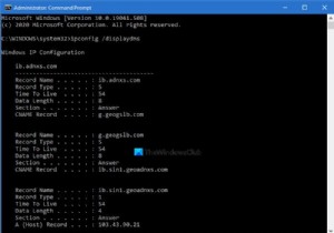 How to view the DNS cache contents in Windows 11/10