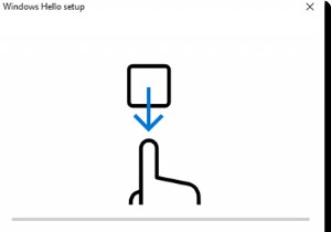 That fingerprint has already been set up on another account