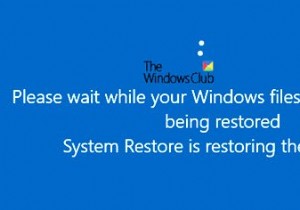 What happens if you interrupt System Restore or Reset Windows 11/10