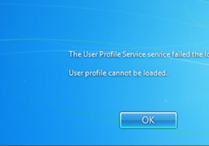 The User Profile Service failed the logon, User profile cannot be loaded