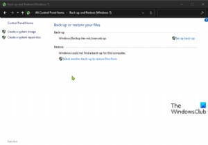 How to reset Windows Backup to Default in Windows 10