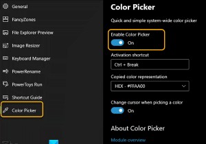 How to use Color Picker module in Windows PowerToys