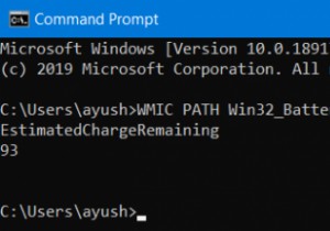 How to check Battery level using Command line in Windows 11/10