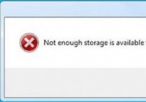 Fix Not enough storage is available to process this command error in Windows 11/10