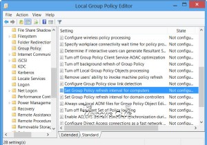 How to change Group Policy Refresh Interval for Windows 11/10 computers