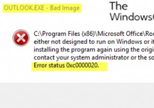 Fix Bad Image, Error Status 0xc0000020 on Windows 11/10