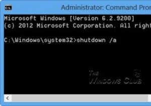 How to Stop, Cancel, Abort System Shutdown in Windows 11/10