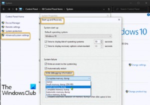 Windows 10 Tablet device creates only minidump file