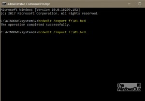 How to Backup & Restore Boot Configuration Data (BCD) file in Windows 10