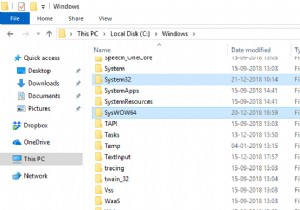 Difference between System32 and SysWOW64 folders in Windows 11/10