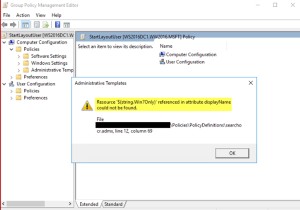 Error when you open Local Group Policy Editor in Windows 11/10
