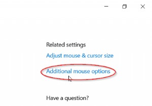 How to enable Mouse Pointer Trails in Windows 10