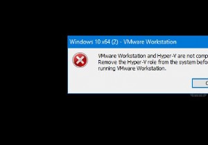 VMware Workstation and Hyper-V are not compatible