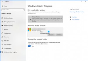 How to Join or Leave Windows Insider Program; Stop getting Insider Builds