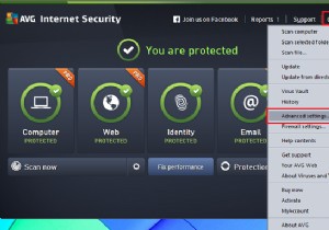 How to disable AVG AntiVirus Free system tray Notifications