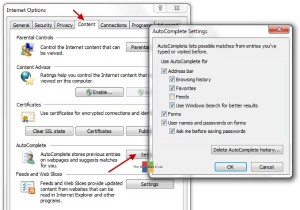 Enable, Disable Autocomplete & Inline AutoComplete in Explorer, Run & IE on Windows 10
