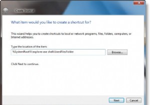 How to pin User files or folders to Windows Taskbar