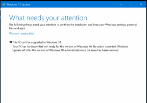Your PC has hardware that isn’t ready for this version of Windows 10