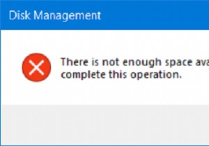 There is not enough space available on the disk(s) to complete this operation