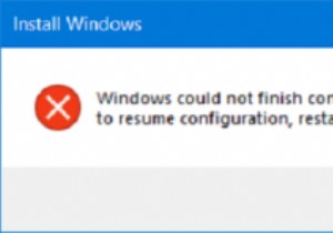 Windows could not finish configuring the system