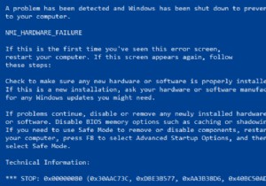 Fix NMI_HARDWARE_FAILURE BSOD on Windows 10/8/7