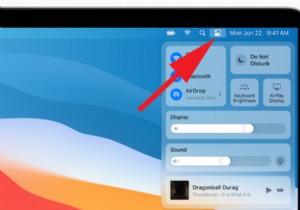How to use Control Centre on the Mac