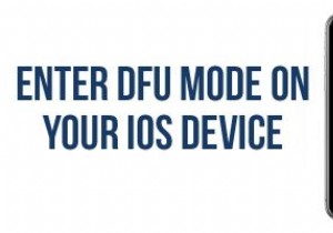 How to Put Your iPhone/iPad into DFU Mode For Recovery