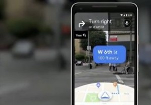 Google Testing Walking Navigation with Maps App AR