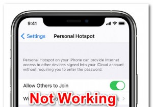 Personal Hotspot Not Working on iPhone or iPad? Try These Fixes