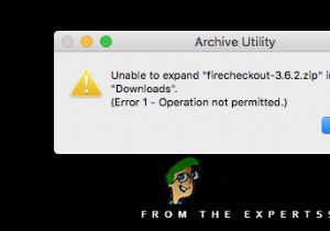 Fix: Unable to Expand Zip File on Mac