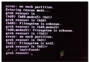 [FIX] Error ‘No Such Partition – Grub Rescue’