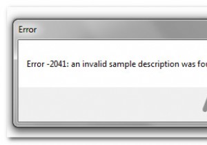 How to Fix ‘Error 2041 – Code Invalid Sample Description’ in QuickTime