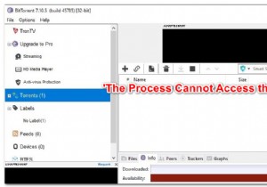 How to Fix BitTorrent Error ‘The Process Cannot Access the File’