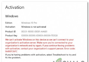 How to Fix Windows Activation Error 0x8007267C?