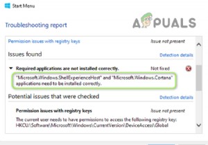 Fix: Microsoft.Windows.ShellExperienceHost and Microsoft.Windows.Cortana Applications needed to be Installed?