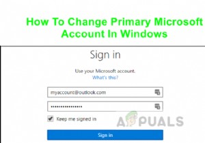 How to Change Primary Microsoft Account in Windows