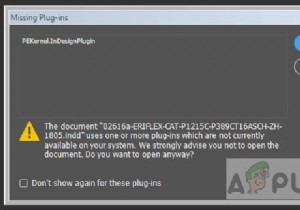 How to Fix Adobe InDesign Missing Plugins Error