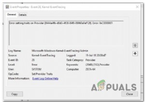 [FIX] Error Setting Traits on Provider