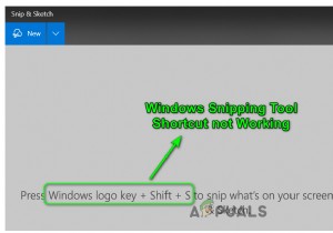 Fix: Windows Snipping Tool Shortcut not Working