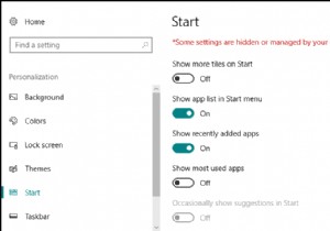 How to Disable Start Menu Background Customization in Windows 10?