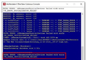 [FIX] VKEnumeratePhysicalDevices Failed
